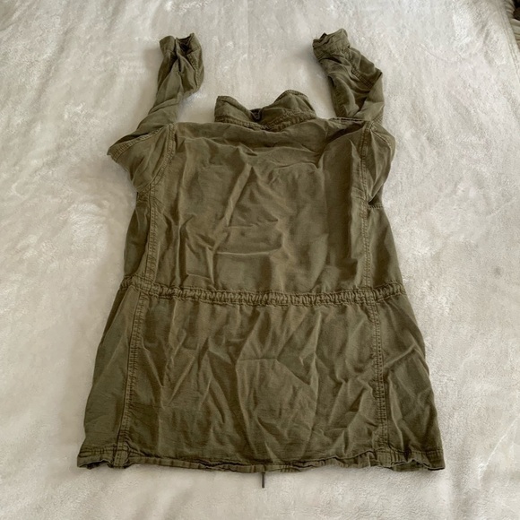 Topshop Military Button Down Utility Jacket - Picture 2 of 6